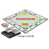 Monopoly classique, jeu de société de plateau, avec boîte de rangement et pions grand format, 2 a 6 joueurs, version FR, des 8 ans,