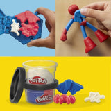 Play-Doh Spider-Man, coffret Mon créateur de toiles avec figurine flexible et pâte a modeler, des 4 ans, Marvel