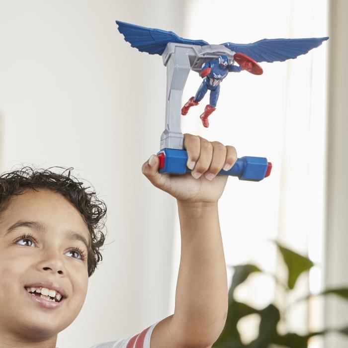 Figurine Captain America Commandes de vol, Marvel Epic Hero Series Captain America: Brave New World, des 4 ans