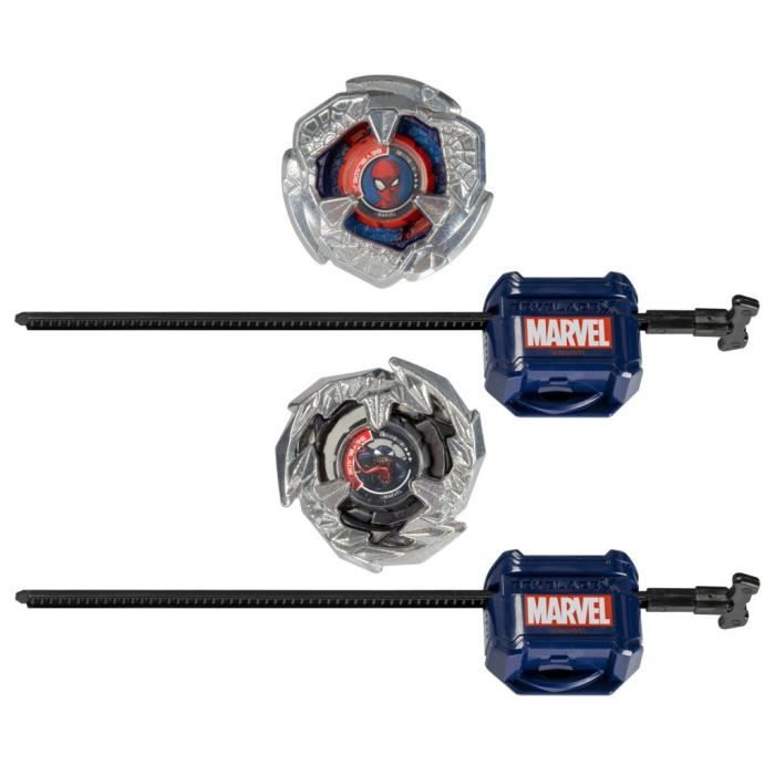 Beyblade X Multipack Toupie Spider-Man 3-60F vs. Venom 3-80N, Marvel , Des 8 ans