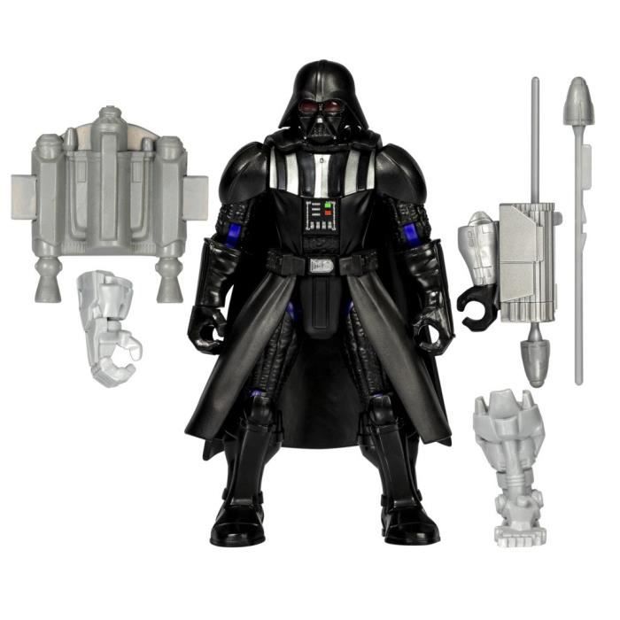 MixMashers Dark Vador, figurine 12 cm deluxe personnalisable a mélanger et combiner avec accessoires, Star Wars, Des 4 ans