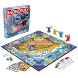 Monopoly Stitch, Jeu de société de plateau, 2 a 4 joueurs, 30 minutes, édition Disney Lilo & Stitch, Des 8 ans