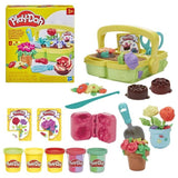 Play-Doh Mon jardin de fleurs, coffret de pâte a modeler inspiré du jardinage et de la nature, Classique, des 3 ans