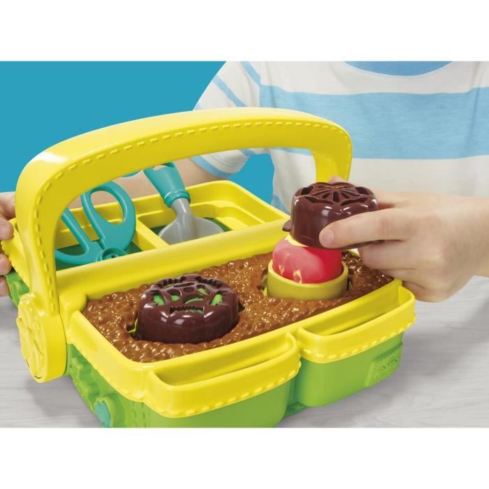 Play-Doh Mon jardin de fleurs, coffret de pâte a modeler inspiré du jardinage et de la nature, loisirs créatifs pour enfants, des 3