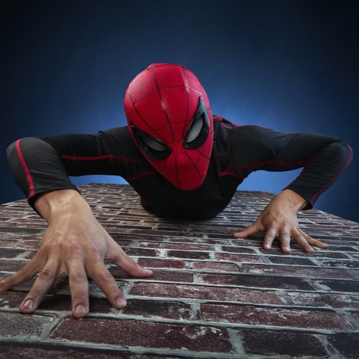 Masque de Spider-Man expressif électronique, Article de cosplay de Super-héro, Marvel Legends Serie, des 14 ans