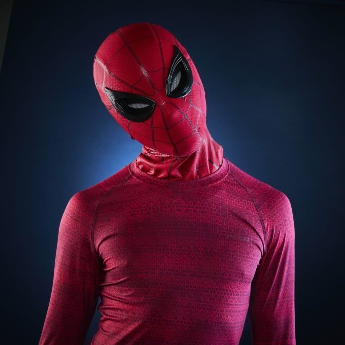 Masque de Spider-Man expressif électronique, Article de cosplay de Super-héro, Marvel Legends Serie, des 14 ans