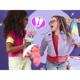 Furby DJ Furby, peluche douce électronique arc-en-ciel interactive avec musique, lumieres, mouvements et jeux, parle français et fur