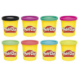 Play-Doh 8 pots couleurs vives, pots de pâte a modeler de 85 g