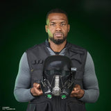 Casque Death Trooper impérial électronique premium, avec LED avancés, article de cosplay, Des 14 ans, Star Wars The Black Series