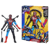 Figurine Spider-Man Métamorphose liquide de 28 cm avec accessoires, Marvel Spider-Man VenomVersus, jouets de super-héros pour enfant