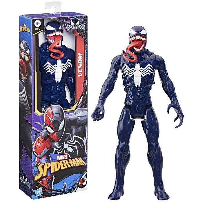 Figurine Venom 30 cm, Titan Hero Series, Marvel Spider-Man VenomVersus, des 4 ans