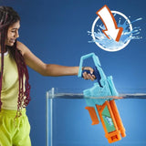 Nerf Pistolet a eau Mega Dunk-Fill, remplissage instantané facile, Réservoir 1L, Nerf Super Soaker, des 6 ans