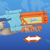 Nerf Pistolet a eau Mega Dunk-Fill, remplissage instantané facile, Réservoir 1L, Nerf Super Soaker, des 6 ans
