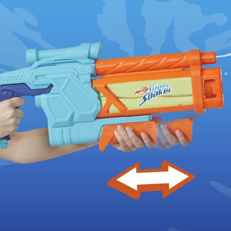 Nerf Pistolet a eau Mega Dunk-Fill, remplissage instantané facile, Réservoir 1L, Nerf Super Soaker, des 6 ans