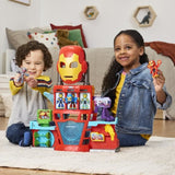 QG d'Iron Man, coffret électronique pour enfant, Marvel Iron Man and his Awesome Friends, des 4 ans