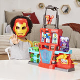 QG d'Iron Man, coffret électronique pour enfant, Marvel Iron Man and his Awesome Friends, des 4 ans