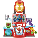QG d'Iron Man, coffret électronique pour enfant, Marvel Iron Man and his Awesome Friends, des 4 ans
