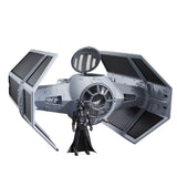 Star Wars TIE avancé de Dark Vador, figurine de 9,5 cm et véhicule de collection, The Vintage Collection des 14 ans