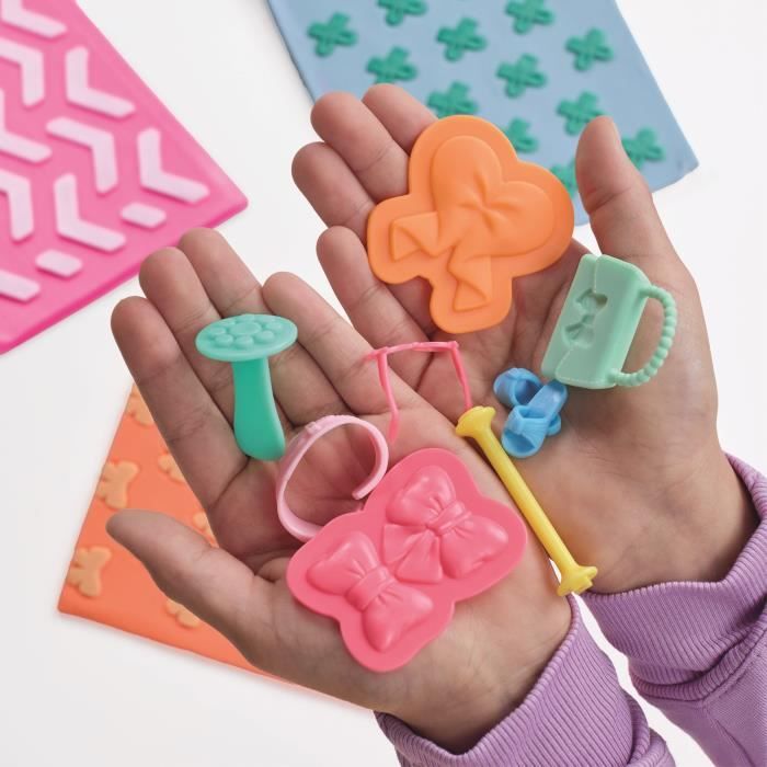 Play-Doh Barbie Perles et noeuds, recharges pour coffret de pâte a modeler