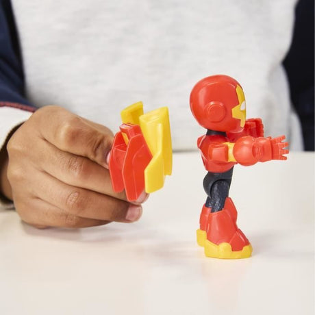 Figurine Iron Man et véhicule Bolide Iron Man, Marvel Iron Man and his Awesome Friends, des 3 ans
