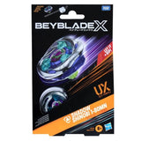 Beyblade X Starter Pack Shadow Shinobi 1-80MN UX avec toupie de type défense et lanceur, des 8 ans