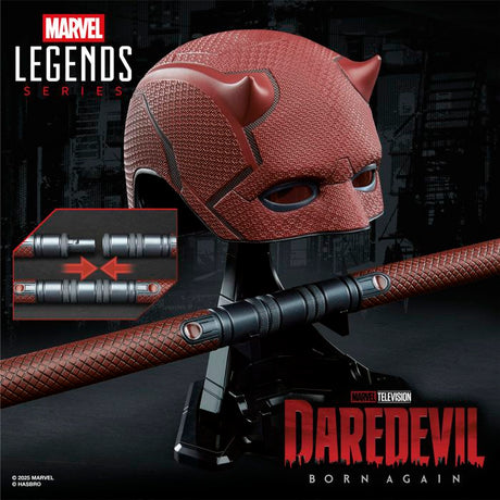 Casque de cosplay premium de Dardevil, Marvel Legends Series, Des 14 ans