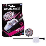 Beyblade X Starter Pack Brush Fox J 9-70GR CX, toupie Takara Tomy de type attaque, toupies de compétition, des 8 ans