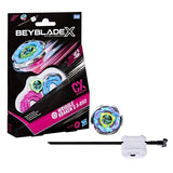 Beyblade X Starter Pack Wriggle Kraken S 3-85O CX, toupie Takara Tomy de type endurance, toupies de compétition, des 8 ans