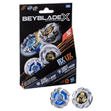 Beyblade X Dual Pack Toupie Cowl Sphinx 1-80GF et Crest Leon 7-60GN, des 8 ans