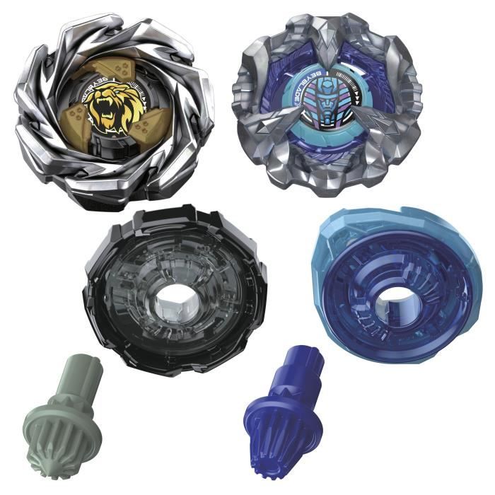 Beyblade X Dual Pack Toupie Cowl Sphinx 1-80GF et Crest Leon 7-60GN, des 8 ans