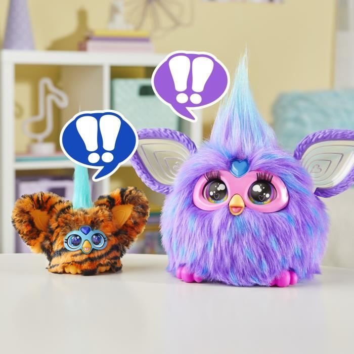 Furby Furblets Ty-Bee, Mini peluche électronique pour filles et garçons, plus de 45 sons, a partir de 6 ans, Hasbro