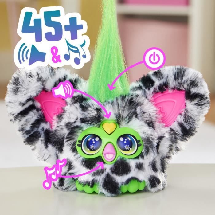 Furby Furblets Moo-Boo, Mini peluche électronique pour filles et garçons, plus de 45 sons, a partir de 6 ans, série 4, Hasbro