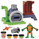 Play-Doh Les Tortues Ninja Four lance-pizza, coffret de pâte a modeler