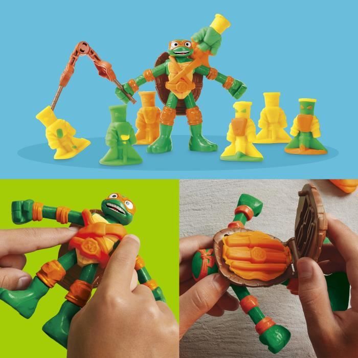 Play-Doh Les Tortues Ninja Four lance-pizza, coffret de pâte a modeler