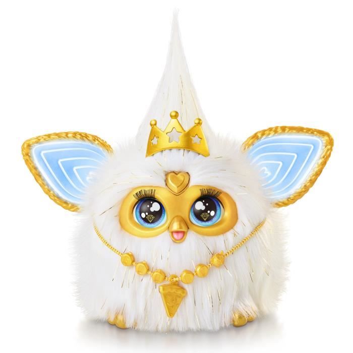 Furby Éclat doré, peluche activée par la voix brille dans le noir, jouets interactifs, des 6 ans