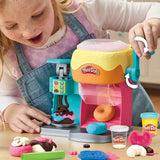 Play-Doh Donut Drop Shop, coffret de pâte a modeler, jouet de nourriture factice, loisirs créatifs pour enfants, des 3 ans