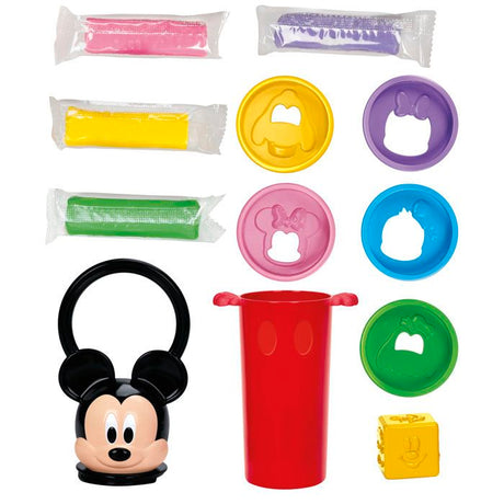 Play-Doh Disney Junior Empil' Formes, Coffret de pâte a modeler Mickey, Loisirs créatifs, des 2 ans