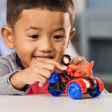 Spidey Véhicule Techno-Quad et figurine Miles « Spin » Morales de 7,5 cm et accessoire, des 3 ans, Marvel Spidey et ses Amis Extraor