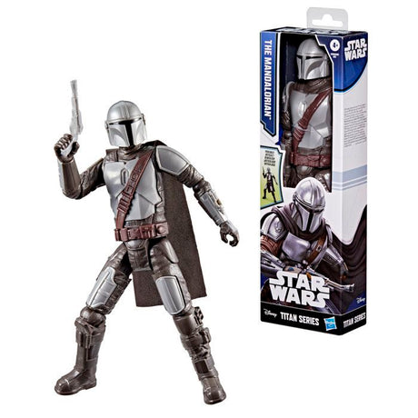 Figurine Le Mandalorien 30 cm, Titan Series, jouets de super-héros pour enfants, Star Wars, des 4 ans