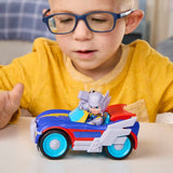 Figurine Thor de 7,5 cm et véhicule Foudremobile, Jouets de Super-héros, des 3 ans, Iron Man et Ses Amis Extraordinaires Marvel