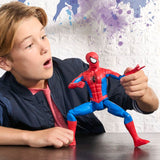 Figurine SpiderMan 30 cm, Titan Series, jouets de super-héros pour enfants, Marvel Spider-Man, des 4 ans
