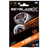 Beyblade X Starter Pack Rudder Phoenix 4-70LF UX, toupie Takara Tomy de type attaque avec lanceur, toupies de compétition, des 8 ans