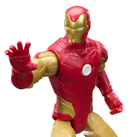 Figurine Iron Man 30 cm, Titan Series, 11 points d'articulation, jouets de super-héros pour enfants, Marvel Avengers, des 4 ans