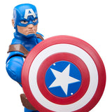 Figurine Captain America 30 cm, Titan Series, 11 points d'articulation, jouets de super-héros pour enfants, Marvel, des 4 ans