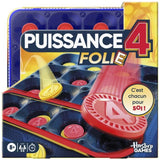 Puissance 4 Folie, jeu de groupe familial pour enfants et adultes, rebondir par 4 pour gagner, des 8 ans