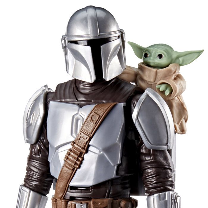 Figurine Mandalorien de 28 cm avec effets sonores, jouets interactifs Star Wars The Mandalorian & Grogu, des 4 ans