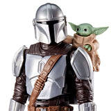 Figurine Mandalorien de 28 cm avec effets sonores, jouets interactifs Star Wars The Mandalorian & Grogu, des 4 ans