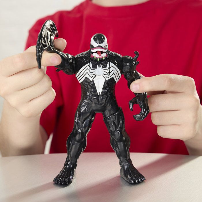 Figurine électronique Venom de 15 cm, avec effets sonores, Jouets de super-héros Spider-Man Venom Action éleectronique, des 4 ans