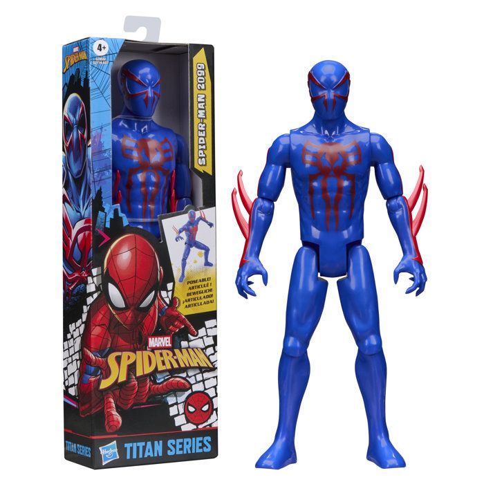 Figurine Spider-Man 2099 de 30 cm deluxe, Titan Series, jouets de super-héros, des 4 ans, Marvel Spider-Man