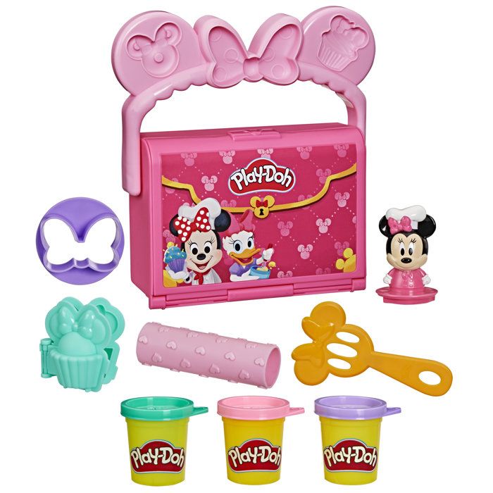 Play-Doh Disney Junior Ma pâtisserie avec Minnie Mouse, pâte a modeler, Loisirs créatifs préscolaires, des 2 ans